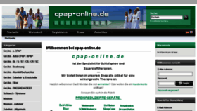 What Cpap-online.de website looked like in 2018 (5 years ago)