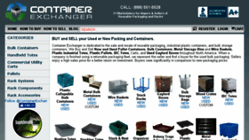 What Containerexchanger.com website looked like in 2018 (5 years ago)