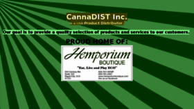 What Cannadist.net website looked like in 2018 (5 years ago)