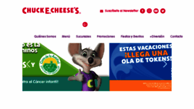 What Chuckecheeses.com.mx website looked like in 2018 (5 years ago)