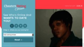 What Cheatersdatingghana.com website looked like in 2018 (5 years ago)