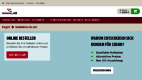 What Creon-rolladen.de website looked like in 2018 (5 years ago)