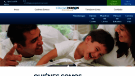 What Colegiohebron.com website looked like in 2018 (5 years ago)