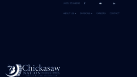 What Chickasaw.com website looked like in 2018 (5 years ago)