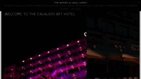 What Cavalierihotel.com website looked like in 2018 (5 years ago)