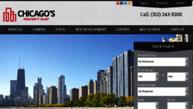 What Chicagospropertyshop.com website looked like in 2018 (5 years ago)