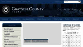 What Co.grayson.tx.us website looked like in 2018 (5 years ago)