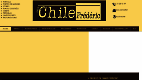 What Chile-frederic.com website looked like in 2018 (5 years ago)