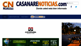 What Casanarenoticias.com website looked like in 2018 (5 years ago)