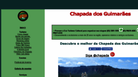 What Chapadadosguimaraes.com.br website looked like in 2018 (5 years ago)