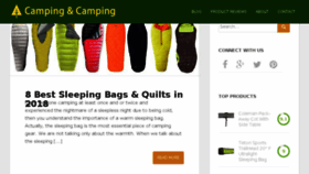 What Campingandcamping.com website looked like in 2018 (5 years ago)