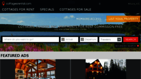 What Cottagesrental.com website looked like in 2018 (5 years ago)