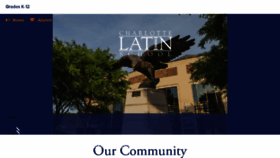 What Charlottelatin.org website looked like in 2018 (6 years ago)