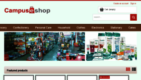 What Campuseshop.com website looked like in 2018 (5 years ago)