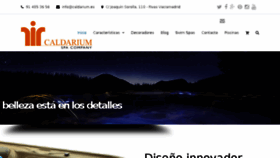 What Caldarium.es website looked like in 2018 (5 years ago)