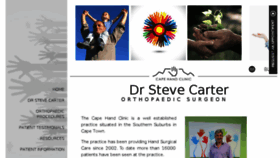 What Capetownhandsurgery.co.za website looked like in 2018 (5 years ago)