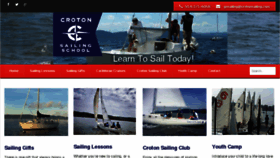 What Crotonsailing.com website looked like in 2018 (5 years ago)