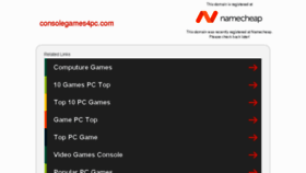 What Consolegames4pc.com website looked like in 2018 (5 years ago)