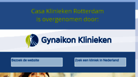 What Casaklinieken.nl website looked like in 2018 (5 years ago)