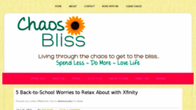 What Chaosisbliss.com website looked like in 2018 (5 years ago)