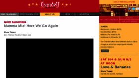 What Crandelltheatre.org website looked like in 2018 (5 years ago)