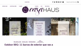 What Casahaus.net website looked like in 2018 (5 years ago)