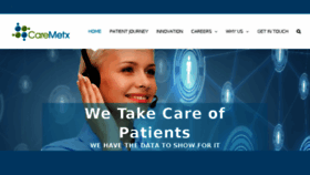 What Caremetx.com website looked like in 2018 (5 years ago)