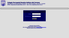 What Colegiodelcarmen.dynalias.com website looked like in 2018 (5 years ago)