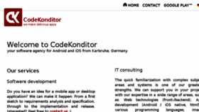 What Codekonditor.com website looked like in 2018 (5 years ago)