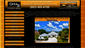 What Comptonrealty.com website looked like in 2018 (5 years ago)
