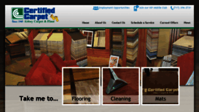 What Certifiedcarpet.com website looked like in 2018 (5 years ago)