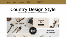 What Countrydesignstyle.com website looked like in 2018 (5 years ago)