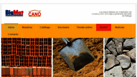 What Canomateriales.com website looked like in 2018 (5 years ago)