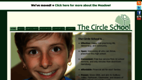 What Circleschool.org website looked like in 2018 (5 years ago)
