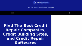 What Creditumbrella.com website looked like in 2018 (5 years ago)