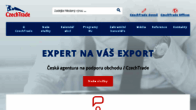 What Czechtrade.cz website looked like in 2018 (5 years ago)