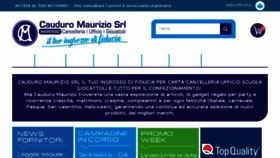 What Cauduromaurizio.com website looked like in 2018 (5 years ago)