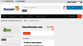 What Cleverparents.com website looked like in 2018 (5 years ago)