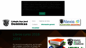 What Colegiosanjosedominicas.com website looked like in 2018 (5 years ago)