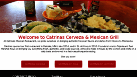 What Catrinasgrill.com website looked like in 2018 (5 years ago)