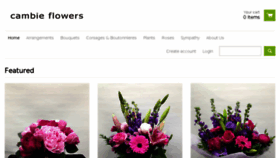 What Cambieflowers.com website looked like in 2018 (5 years ago)