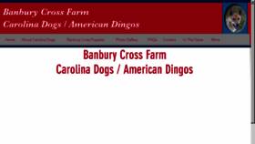What Carolinadogs.org website looked like in 2018 (5 years ago)