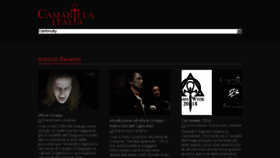 What Camarillaitalia.it website looked like in 2018 (5 years ago)
