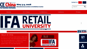 What Cechina-ifa.com website looked like in 2018 (5 years ago)