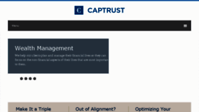 What Captrustadvisors.com website looked like in 2018 (5 years ago)