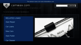 What Camwax.com website looked like in 2018 (5 years ago)