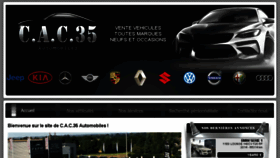 What Cac35-auto.fr website looked like in 2018 (5 years ago)