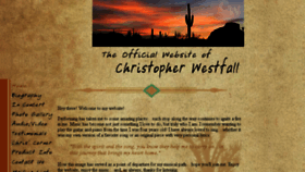 What Chriswestfall.com website looked like in 2018 (5 years ago)