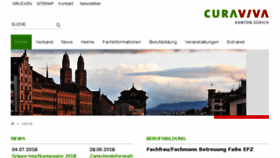 What Curaviva-zh.ch website looked like in 2018 (5 years ago)