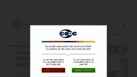 What Cedc.com website looked like in 2018 (5 years ago)